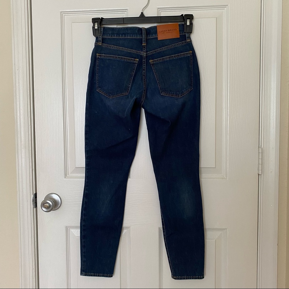 LUCKY BRAND Women’s Mid Rise AVA Skinny Blue Jeans Size-2/26A